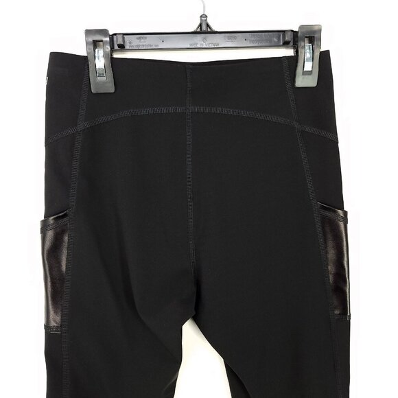 Spanx Every Wear Gloss Pockets Leggings Womens Size XS Very Black Tummy Control - Picture 14 of 16